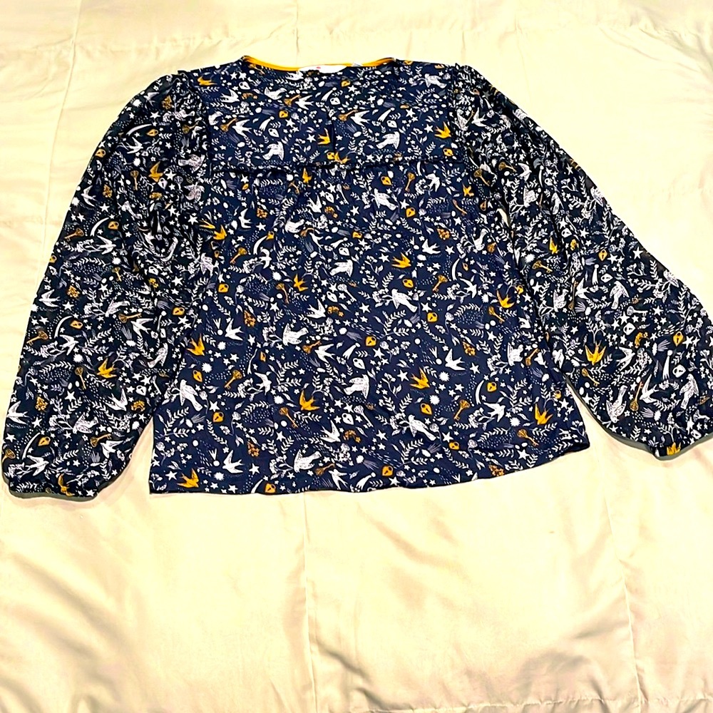 Boden Whimsical Bird Top, Size 4 (US)